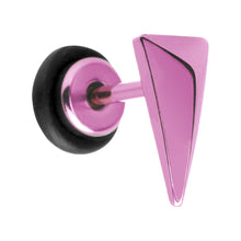 Load image into Gallery viewer, Pink Titanium Triangle Cheater Plug
