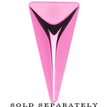 Load image into Gallery viewer, Pink Titanium Triangle Cheater Plug
