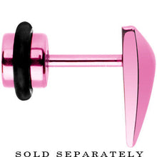 Load image into Gallery viewer, Pink Titanium Triangle Cheater Plug
