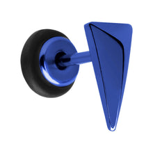 Load image into Gallery viewer, Blue Titanium Triangle Cheater Plug
