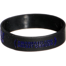 Load image into Gallery viewer, Black Blue Boobies Rule Awareness for Breast Cancer Bracelet
