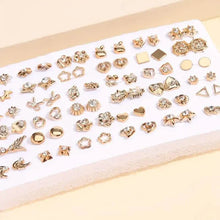 Load image into Gallery viewer, 36-Pairs: Women's Fashion Earrings Set - Assorted Heart, Flower, Geometric &amp; More
