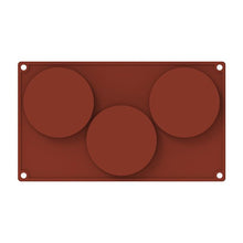 Load image into Gallery viewer, 3/6 Silicone Mold Round Circle Shape Fondant Cake Tools Ice Cube Moulds 3D Candy Jelly Making Mould Handmade Soap Molds Round Baking Silicone Mold Circle Chocolate Cake Pie Muffin Sandwiches Eggs Bakeware Kitchen Accessories
