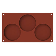 Load image into Gallery viewer, 3/6 Silicone Mold Round Circle Shape Fondant Cake Tools Ice Cube Moulds 3D Candy Jelly Making Mould Handmade Soap Molds Round Baking Silicone Mold Circle Chocolate Cake Pie Muffin Sandwiches Eggs Bakeware Kitchen Accessories
