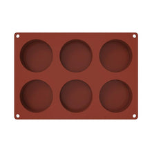 Load image into Gallery viewer, 3/6 Silicone Mold Round Circle Shape Fondant Cake Tools Ice Cube Moulds 3D Candy Jelly Making Mould Handmade Soap Molds Round Baking Silicone Mold Circle Chocolate Cake Pie Muffin Sandwiches Eggs Bakeware Kitchen Accessories

