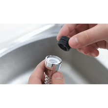 Load image into Gallery viewer, 360 Degree Kitchen Sink Tap Faucet Extender, Universal Stainless Steel Faucet Extender with Flexible Swivel Tap Aerator Hose, 2 Water Outlet Modes, Faucet Extender Water Saving Bathroom Kitchen Accessories
