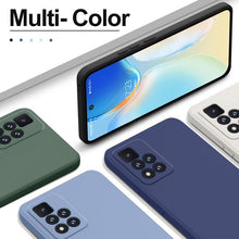 Load image into Gallery viewer, 360 Degree Protection Back Case Cover Liquid Silicone Soft Matte Phone Case For Xiaomi Redmi Note 11 Pro Max 11S 10 10S 9 9S 8 Candy Shockproof Bumper Cover  Liquid Silicone Back Cover Case
