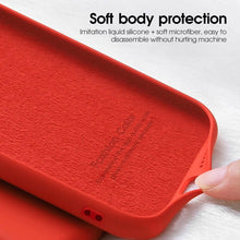 Load image into Gallery viewer, 360 Degree Protection Back Case Cover Liquid Silicone Soft Matte Phone Case For Xiaomi Redmi Note 11 Pro Max 11S 10 10S 9 9S 8 Candy Shockproof Bumper Cover  Liquid Silicone Back Cover Case
