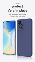 Load image into Gallery viewer, 360 Degree Protection Back Case Cover Liquid Silicone Soft Matte Phone Case For Xiaomi Redmi Note 11 Pro Max 11S 10 10S 9 9S 8 Candy Shockproof Bumper Cover  Liquid Silicone Back Cover Case
