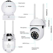 Load image into Gallery viewer, 360 Full HD Wi-fi Wireless IP CCTV Security Camera
