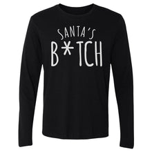 Load image into Gallery viewer, Christmas Santa's B-tch WHT
