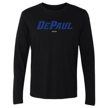 Load image into Gallery viewer, DePaul Blue Demons Wordmark Royal WHT
