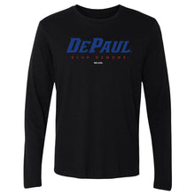 Load image into Gallery viewer, DePaul Blue Demons Wordmark Blue Demons WHT

