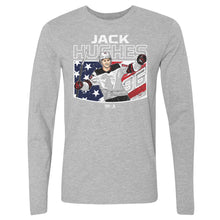 Load image into Gallery viewer, Jack Hughes New Jersey American Flag WHT
