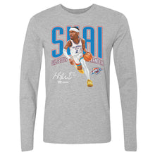 Load image into Gallery viewer, Shai Gilgeous-Alexander Oklahoma City Thunder Caricature WHT
