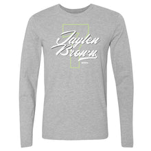 Load image into Gallery viewer, Jaylen Brown Boston Number Script WHT

