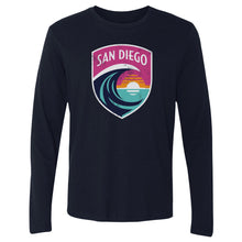 Load image into Gallery viewer, San Diego Wave FC Vintage Primary Logo WHT
