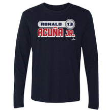 Load image into Gallery viewer, Ronald Acuna Jr. Retro Font WHT
