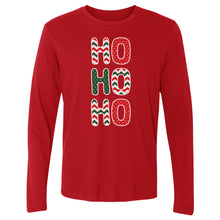 Load image into Gallery viewer, Christmas HO HO HO Stacked WHT
