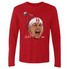 Load image into Gallery viewer, Patrick Mahomes Kansas City Portrait Santa Hat WHT
