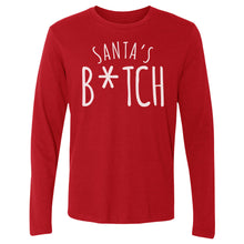 Load image into Gallery viewer, Christmas Santa's B-tch WHT
