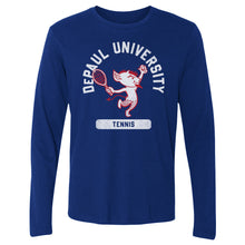 Load image into Gallery viewer, DePaul Blue Demons Mascot Tennis WHT
