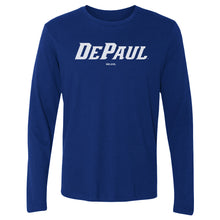 Load image into Gallery viewer, DePaul Blue Demons Wordmark White WHT
