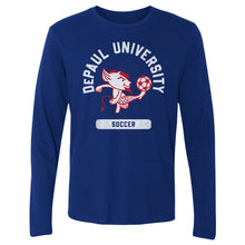 Load image into Gallery viewer, DePaul Blue Demons Mascot Soccer WHT

