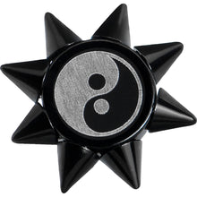 Load image into Gallery viewer, 0G Yin Yang Spiked Logo Fake Taper Ear Plug
