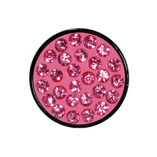 Load image into Gallery viewer, 0G Pink Ferido Crystal Acrylic Screw Fit Tunnel
