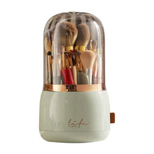 Load image into Gallery viewer, 360¬∞ Rotating Makeup Brush Holder with Lid Makeup Organizer
