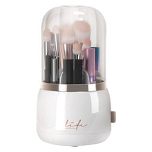Load image into Gallery viewer, 360¬∞ Rotating Makeup Brush Holder with Lid Makeup Organizer
