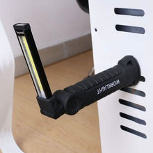 Load image into Gallery viewer, 360° Rotation Inspection Lamp LED + COB Flexible Cordless Rechargeable Work Light
