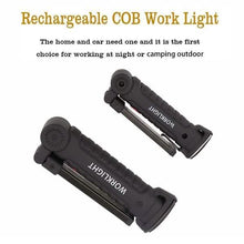 Load image into Gallery viewer, 360° Rotation Inspection Lamp LED + COB Flexible Cordless Rechargeable Work Light
