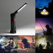 Load image into Gallery viewer, 360° Rotation Inspection Lamp LED + COB Flexible Cordless Rechargeable Work Light

