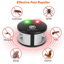 Load image into Gallery viewer, 360° Ultrasonic Pest Repeller Electronic Plug-in Pest Control
