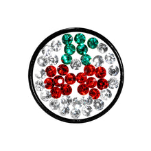 Load image into Gallery viewer, 0G Cherry Ferido Crystal Acrylic Screw Fit Tunnel
