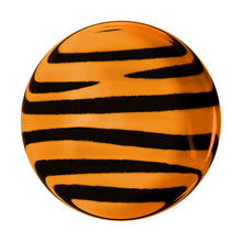Load image into Gallery viewer, 4G Tangerine Zebra Acrylic Saddle Plug
