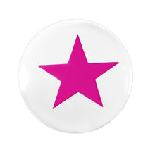 Load image into Gallery viewer, 1/2 Hot Pink Star Inlay Acrylic Saddle Plug
