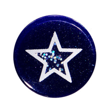 Load image into Gallery viewer, 1/2 Midnight Shimmer Star Inlay Saddle Plug
