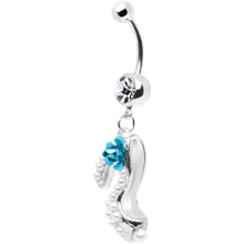 Load image into Gallery viewer, Faux Pearl Stiletto Shoe Belly Ring
