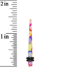 Load image into Gallery viewer, 8G Groovy Retro Flower Acrylic Taper
