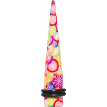Load image into Gallery viewer, 0G Groovy Retro Flower Acrylic Taper
