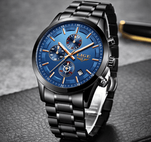 Load image into Gallery viewer, Men's Waterproof  Watch With Chronometers And Date Display Unique Design Perfect Gift

