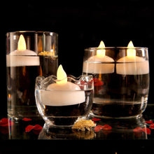 Load image into Gallery viewer, 3/6Pcs LED Flameless Waterproof Candle Flameless Flickering Tea Light Candles Battery Operated Floating Candles for Wedding Centerpiece Pool &amp; SPA Warm Light Flickering Tea Candles Battery Powered For Wedding Home Birthday Party Decoration
