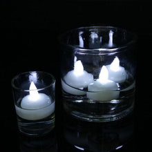 Load image into Gallery viewer, 3/6Pcs LED Flameless Waterproof Candle Flameless Flickering Tea Light Candles Battery Operated Floating Candles for Wedding Centerpiece Pool &amp; SPA Warm Light Flickering Tea Candles Battery Powered For Wedding Home Birthday Party Decoration
