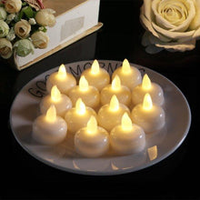 Load image into Gallery viewer, 3/6Pcs LED Flameless Waterproof Candle Flameless Flickering Tea Light Candles Battery Operated Floating Candles for Wedding Centerpiece Pool &amp; SPA Warm Light Flickering Tea Candles Battery Powered For Wedding Home Birthday Party Decoration
