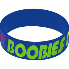 Load image into Gallery viewer, Blue Green Boobies Rock Awareness for Breast Cancer Bracelet
