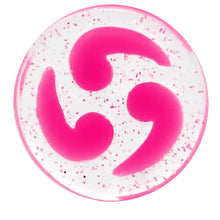 Load image into Gallery viewer, 5/8 Pink Quotation Symbol Saddle Plug
