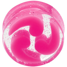 Load image into Gallery viewer, 20mm Pink Quotation Symbol Saddle Plug
